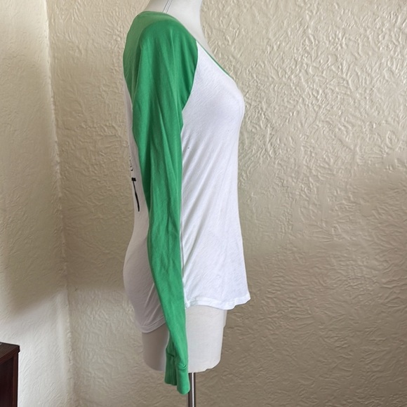 Victoria’s Secret Pink MLB Milwaukee Brewers T-Shirt Bundle Sequin Bling Green L - Picture 11 of 15